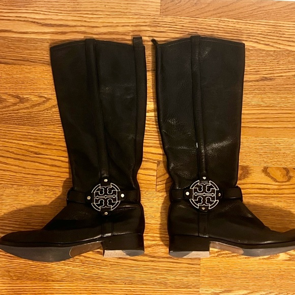 Tory Burch Leather Riding Boots - Size 10.5. (Fit more like a 10 in my opinion!) - Picture 2 of 4
